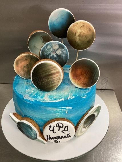 3Д торта - Космос 2