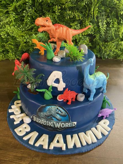 3Д торта -  Динозаври