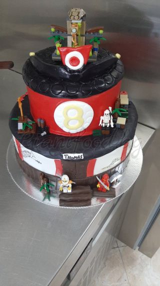 3Д торта -  Лего Нинджаго 2