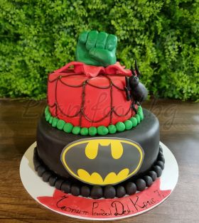 3Д торта -  Супергерои 2