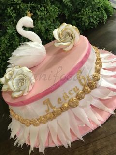 3Д торта -  Лебед