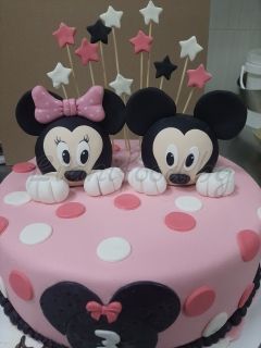 3Д торта - Мини  и Мики