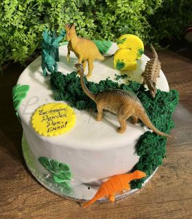 3Д торта -  Динозаври 2